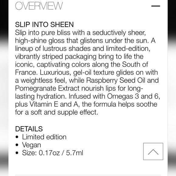 NARS Cosmetics Hor Escape Afterglow Lip Oil - Picture 10 of 10